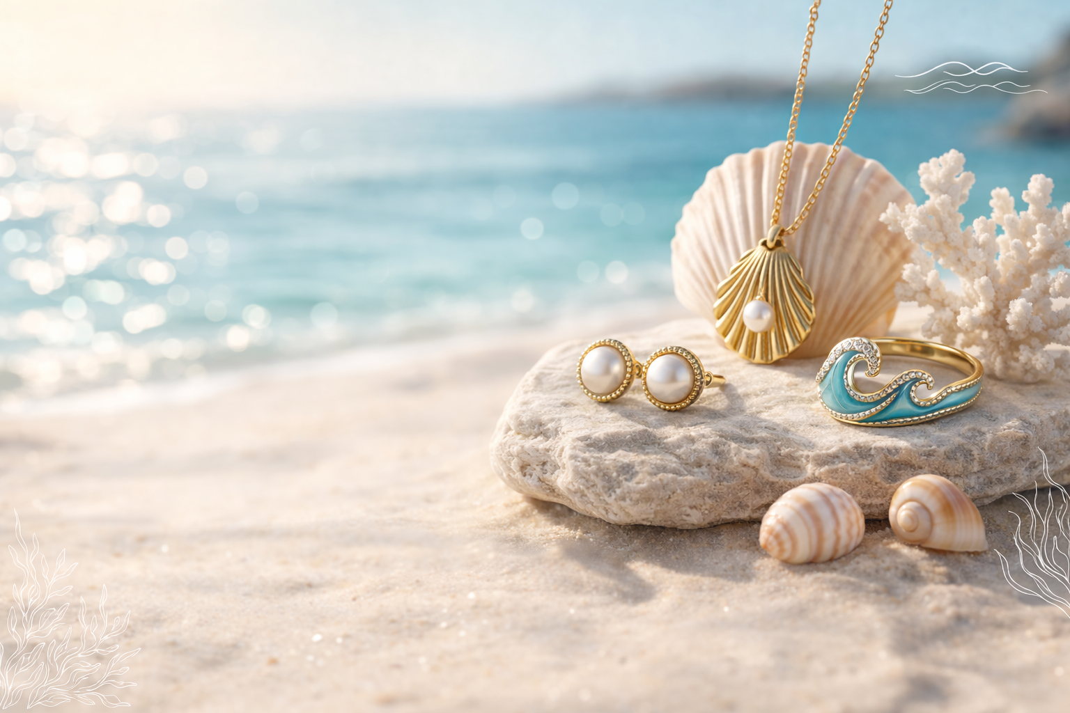 ocean-inspired jewelry