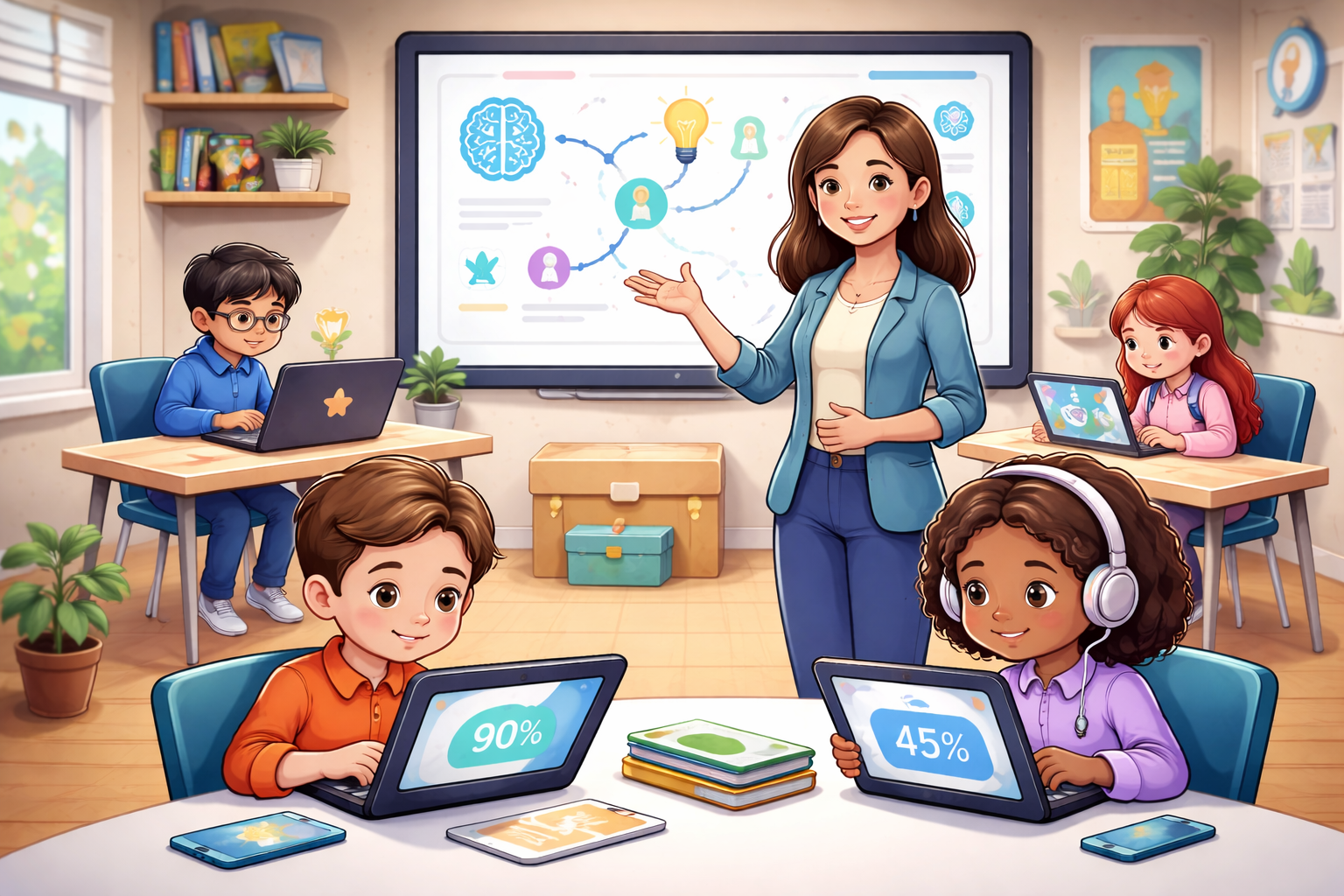 Smart Education for Slow and Fast Learners: An Adaptive Learning Approach