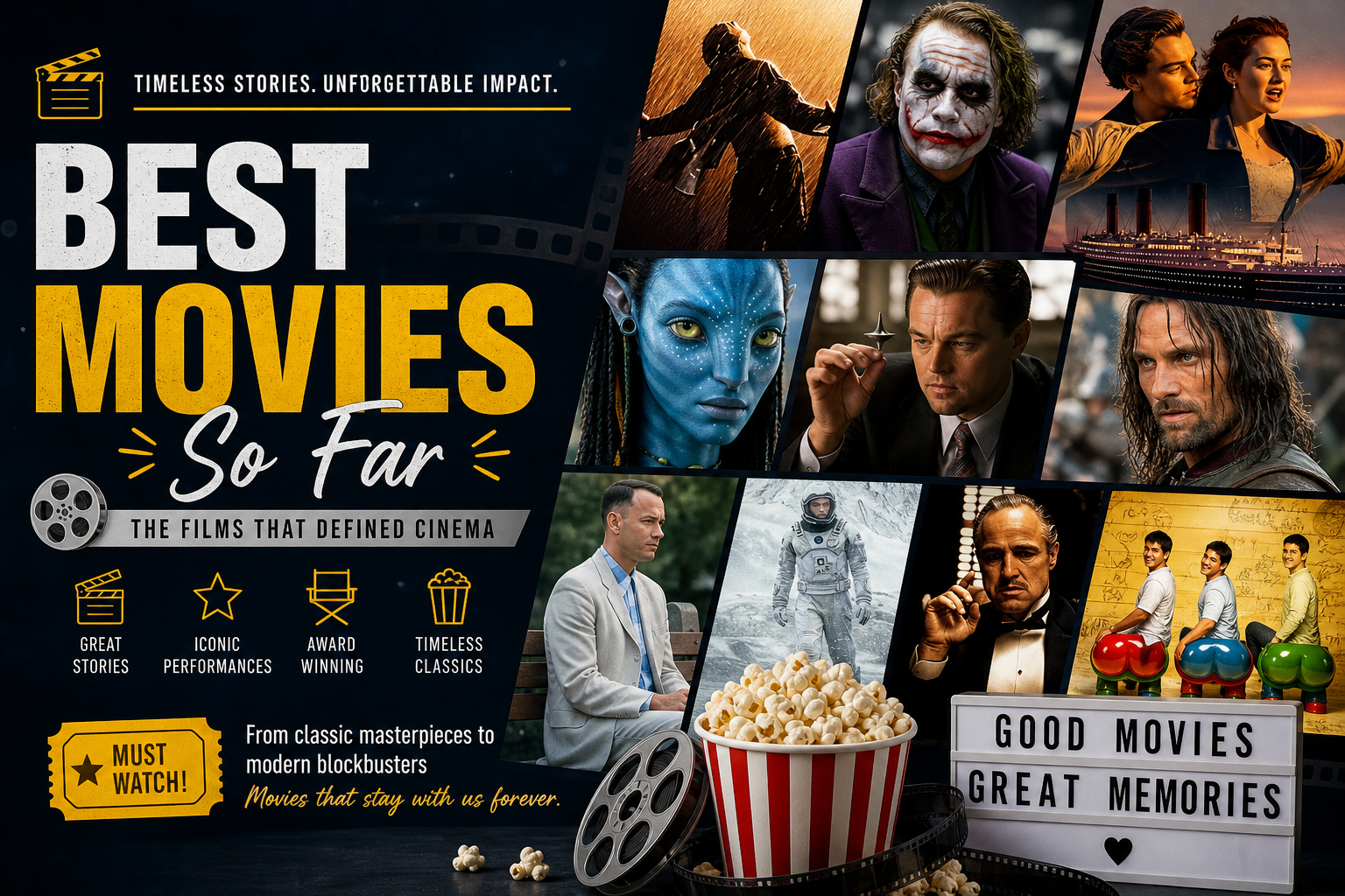 Best movies: timeless stories and icons