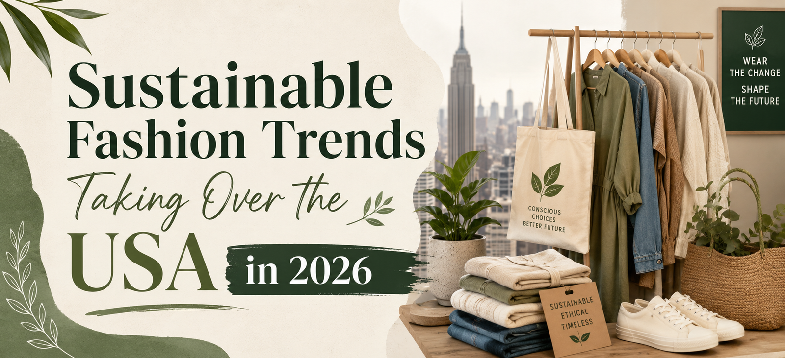 Sustainable Fashion Trends Taking Over the USA in 2026